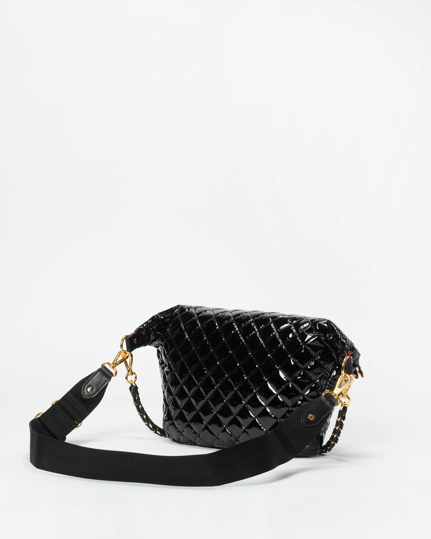 Black Lacquer Crosby Sling Bag - Image 3
