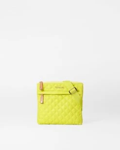 Acid Yellow Metro Flat Crossbody