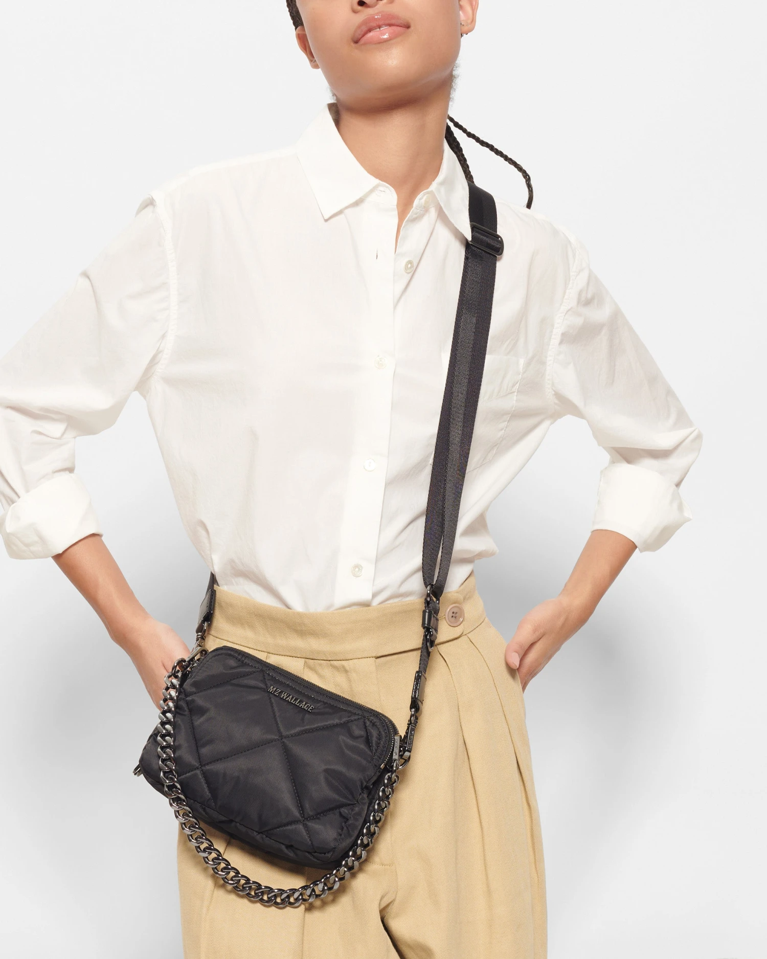 Black Small Madison Crossbody