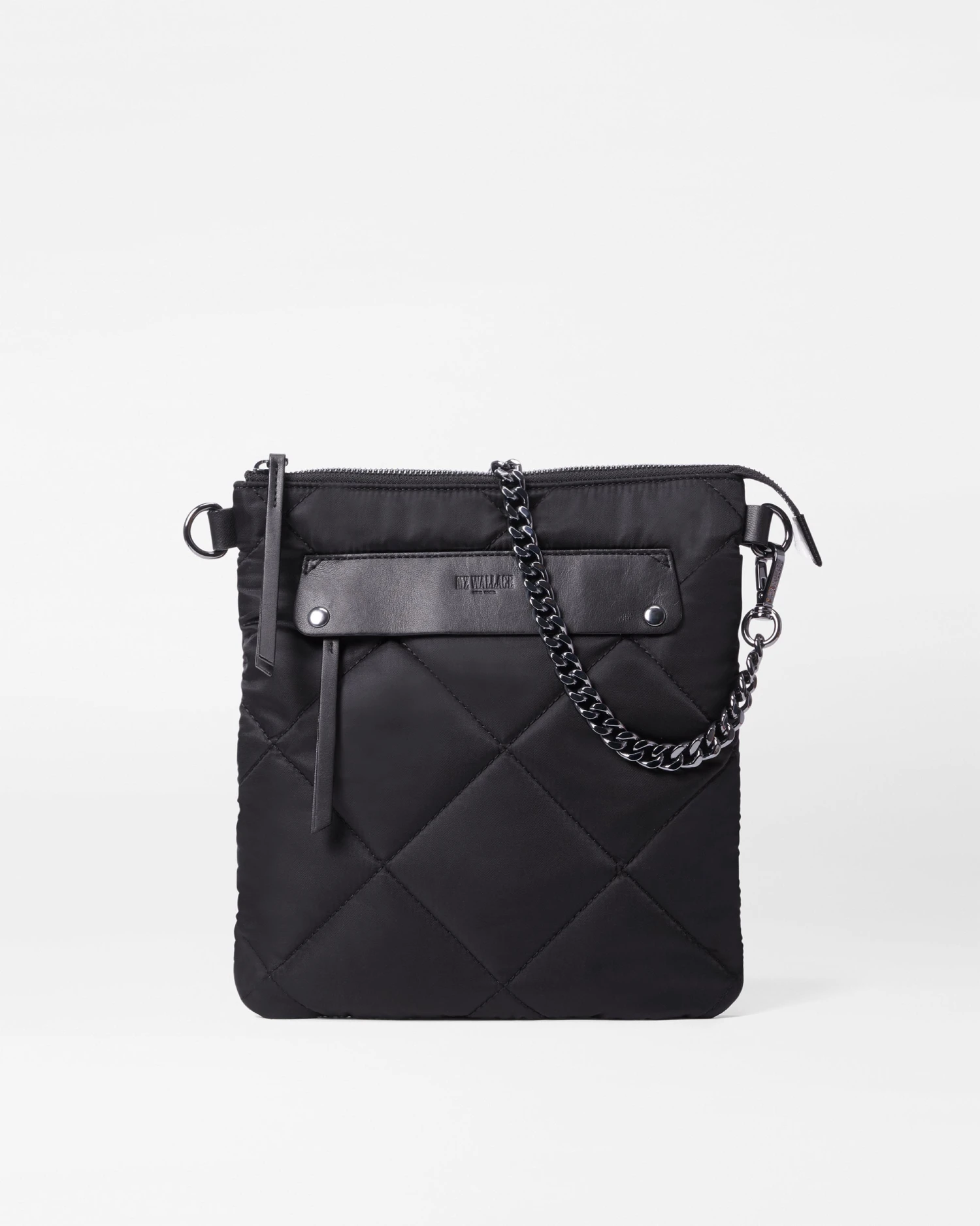 Black Madison Flat Crossbody - Image 2