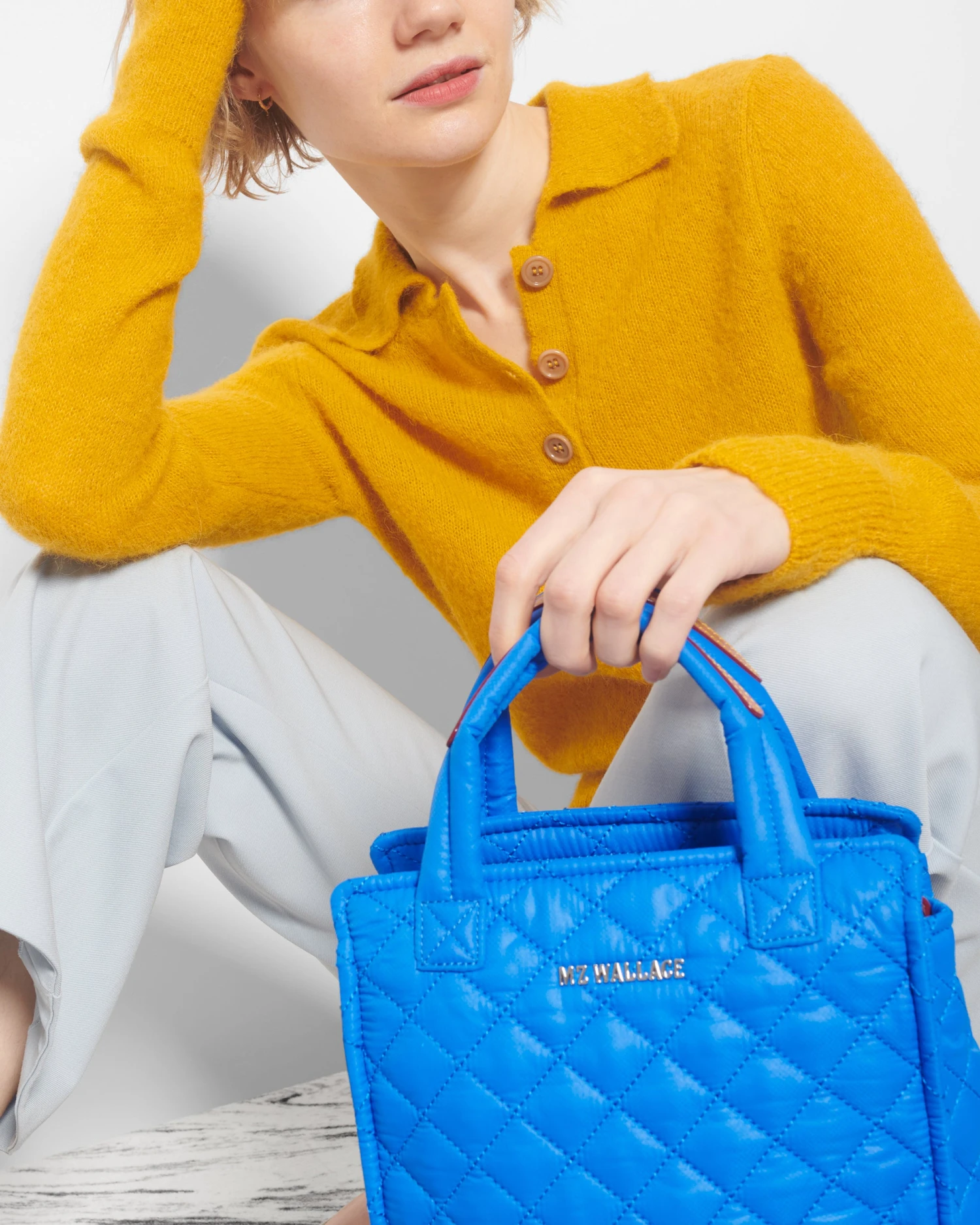 True Blue Mini Box Tote - Image 3