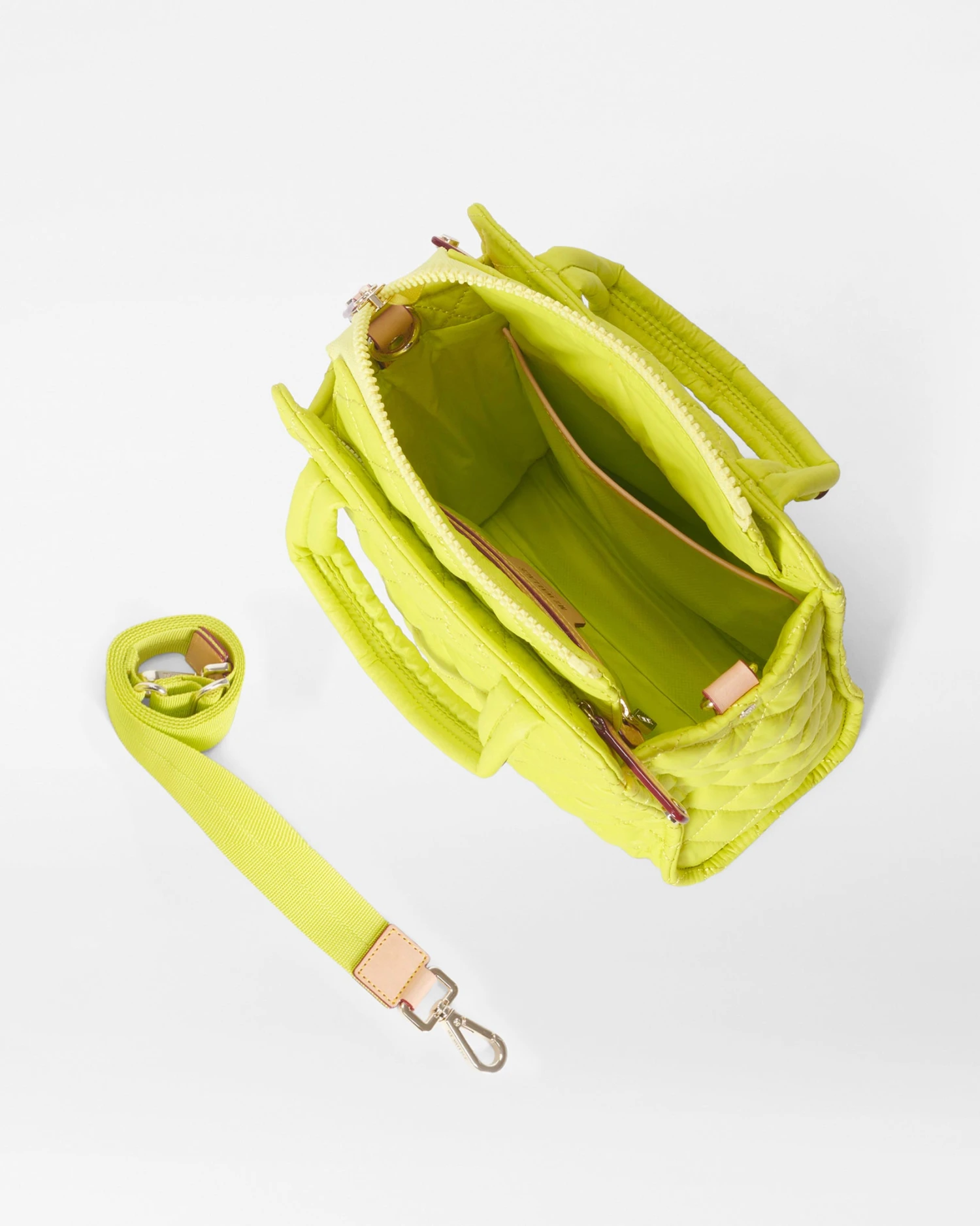 Acid Yellow Mini Box Tote - Image 5