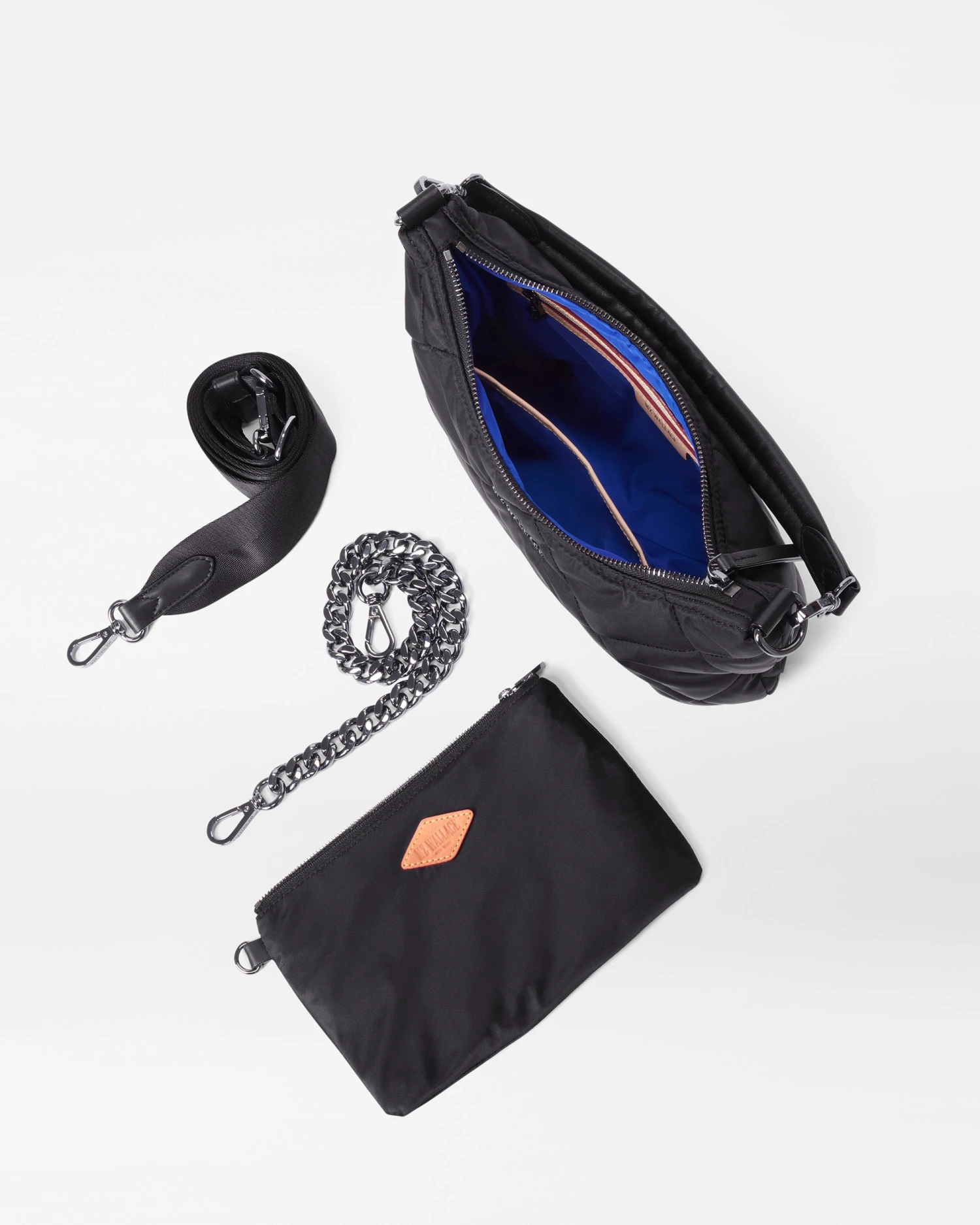 Black Small Madison Shoulder Bag - Image 5