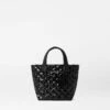 Black Sequin Micro Metro Tote Deluxe
