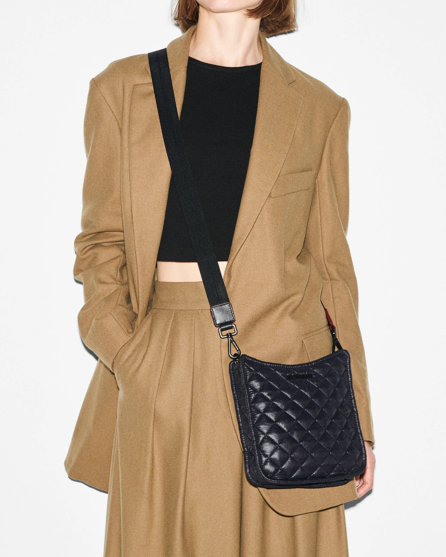 Black Small Metro Box Crossbody - Image 2