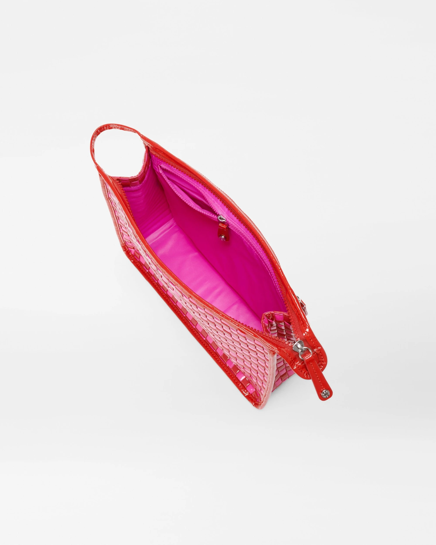 Candy Lacquer Woven Clutch - Image 4