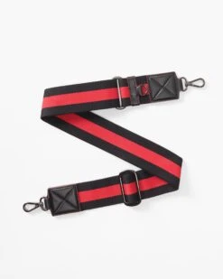 Black/Red Striped Strap